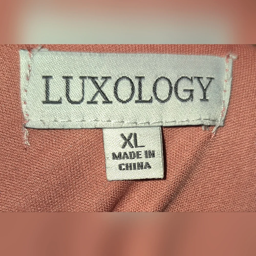 Luxology Terracotta Midi Dress - Picture 3 of 3